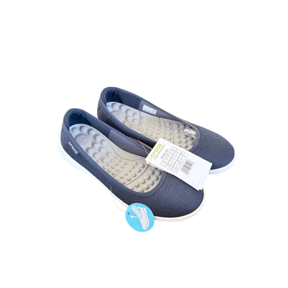 Crocs Reviva Flat Women Size 7 Navy Blue